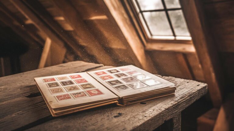 Expertise record pour un carnet de timbres retrouvé dans un grenier