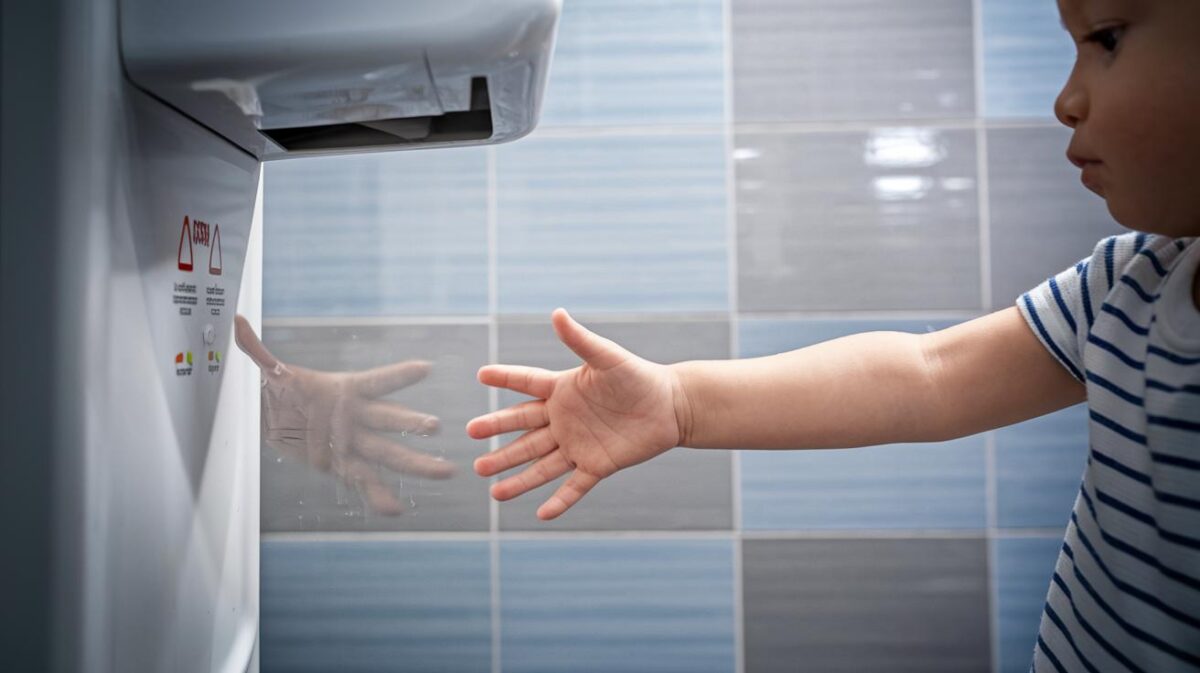 Ne laissez pas vos enfants l’utiliser : cette biologiste alerte sur les sèche-mains, de véritables distributeurs de microbes