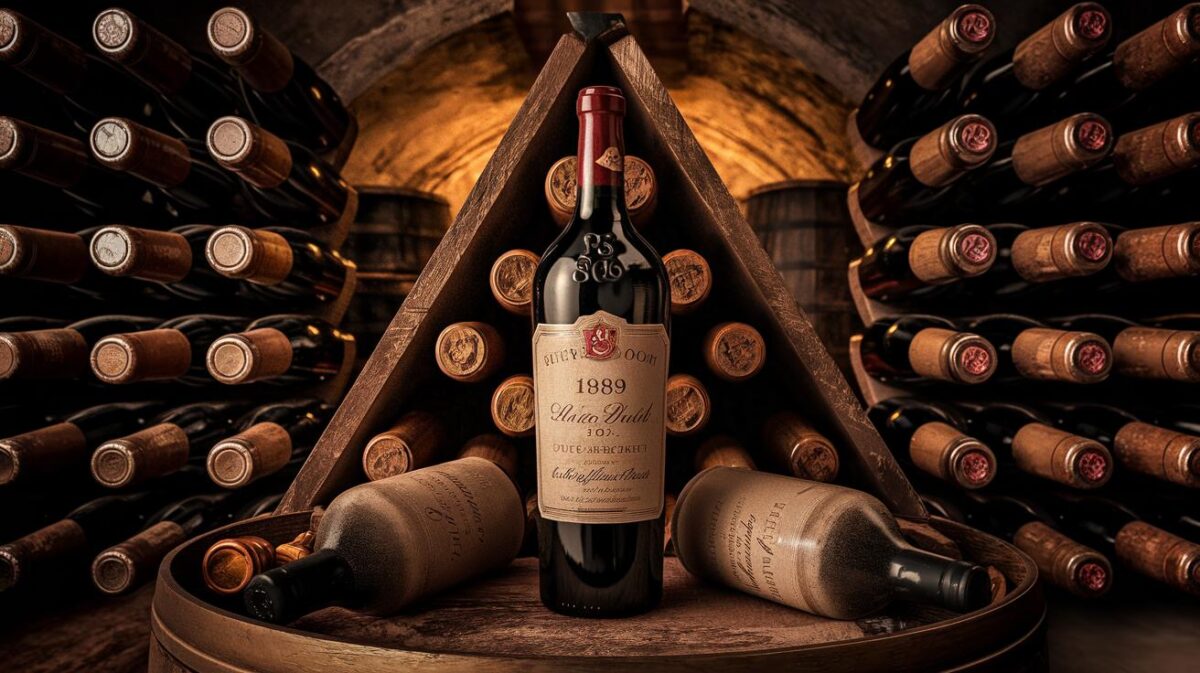 Bouteille de vin 1989