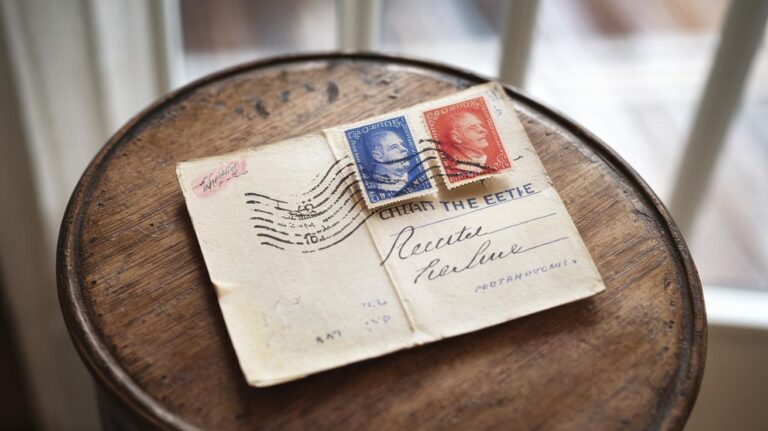 Un timbre « erreur de couleur » resté collé sur une carte de vacances vendu pour une somme folle aux enchères